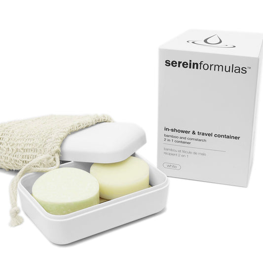 SereinFormulas 2 in 1 In-Shower & Travel Container