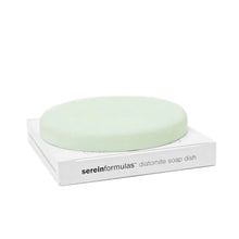 Load image into Gallery viewer, SereinFormulas Diatomite Green Soap Dish