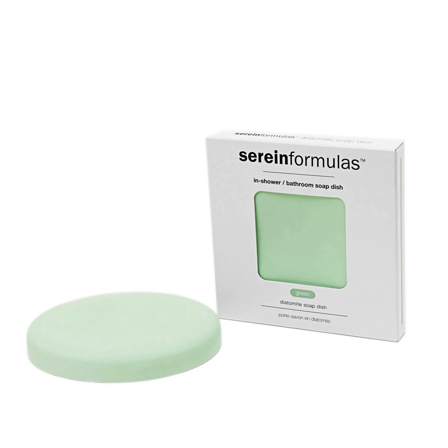 SereinFormulas Diatomite Green Soap Dish